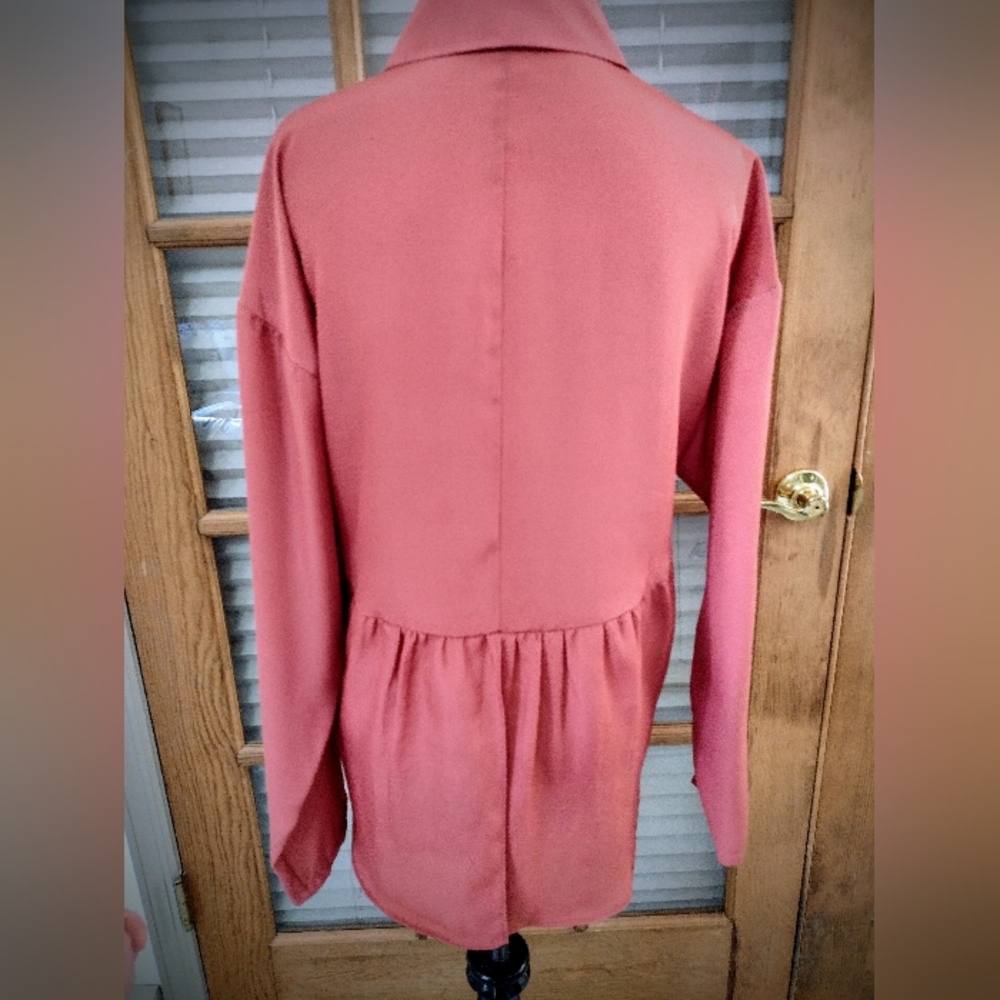 Nwot Bcbgeneration Collared Button Up Blouse, Sal… - image 6